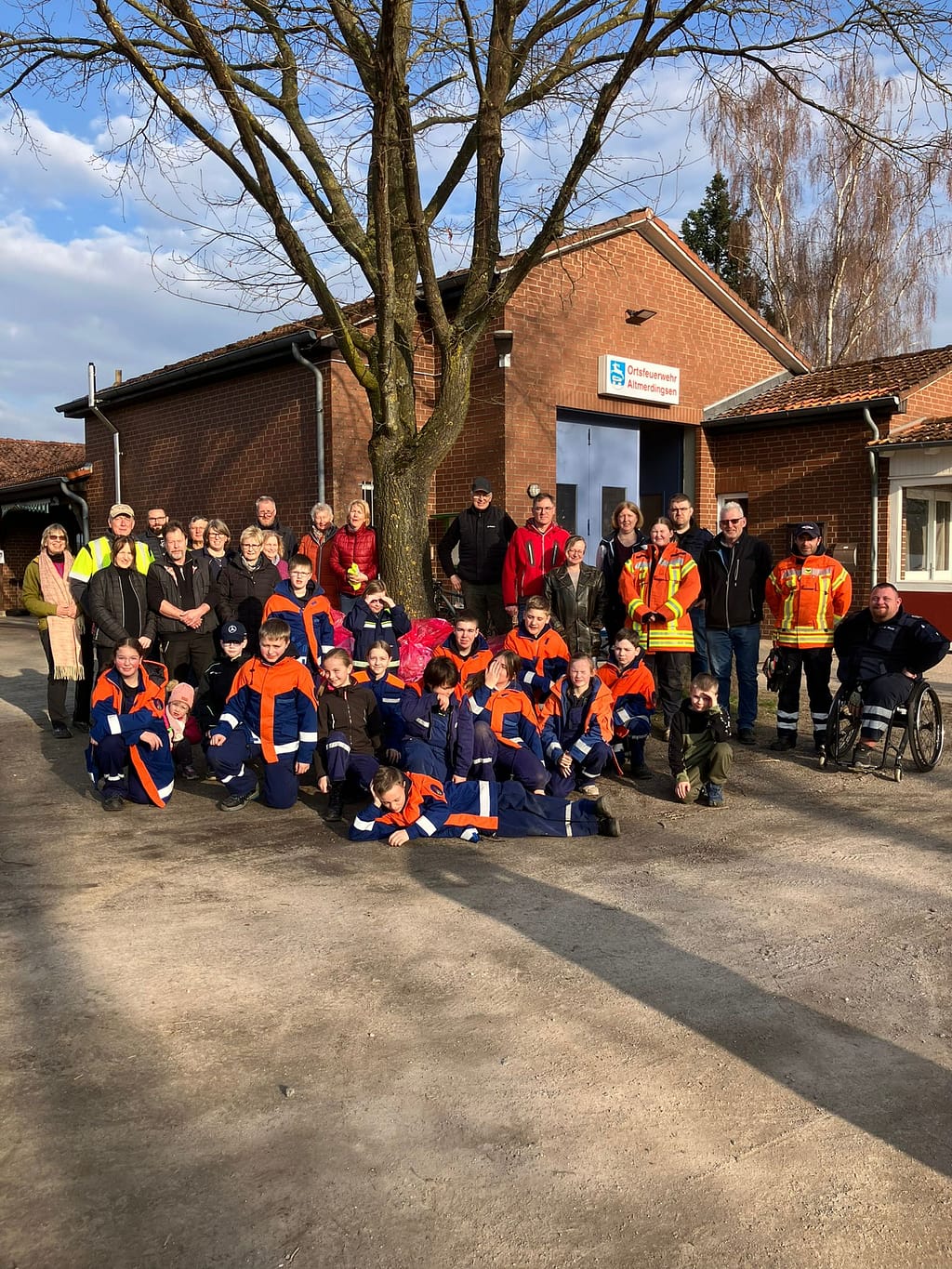 Gruppenbild, Feuerwehr Altmerdingsen