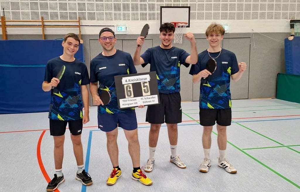 Gewinner tischtennis hänigsen