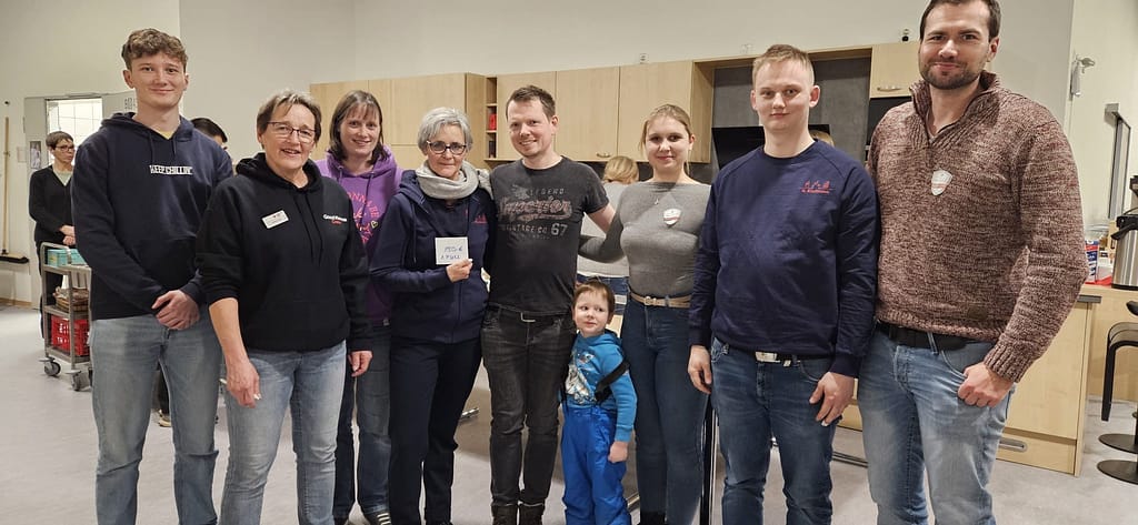Gruppenbild, Feuerwehrverein gewinnt Blutspende Wettbewerb